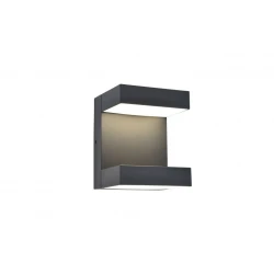 LED Επίτοιχο Φωτιστικό Από Αλουμίνιο CCT 3000K-4000K 13W IP65 TWISTO LUTEC