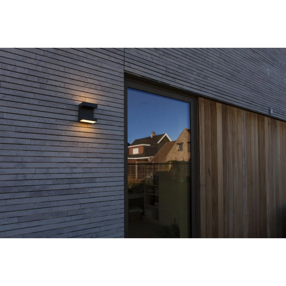 LED Επίτοιχο Φωτιστικό Από Αλουμίνιο CCT 3000K-4000K 13W IP65 TWISTO LUTEC