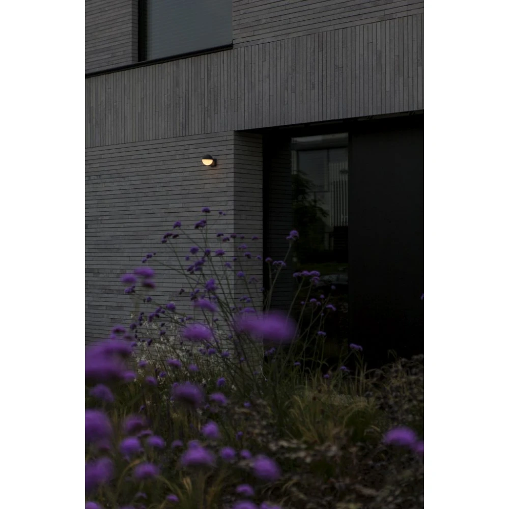 LED Επιτοίχιο Φωτιστικό Αλουμίνιο Σκούρο Γκρι 7,8W 3000K IP54 LOOMA LUTEC