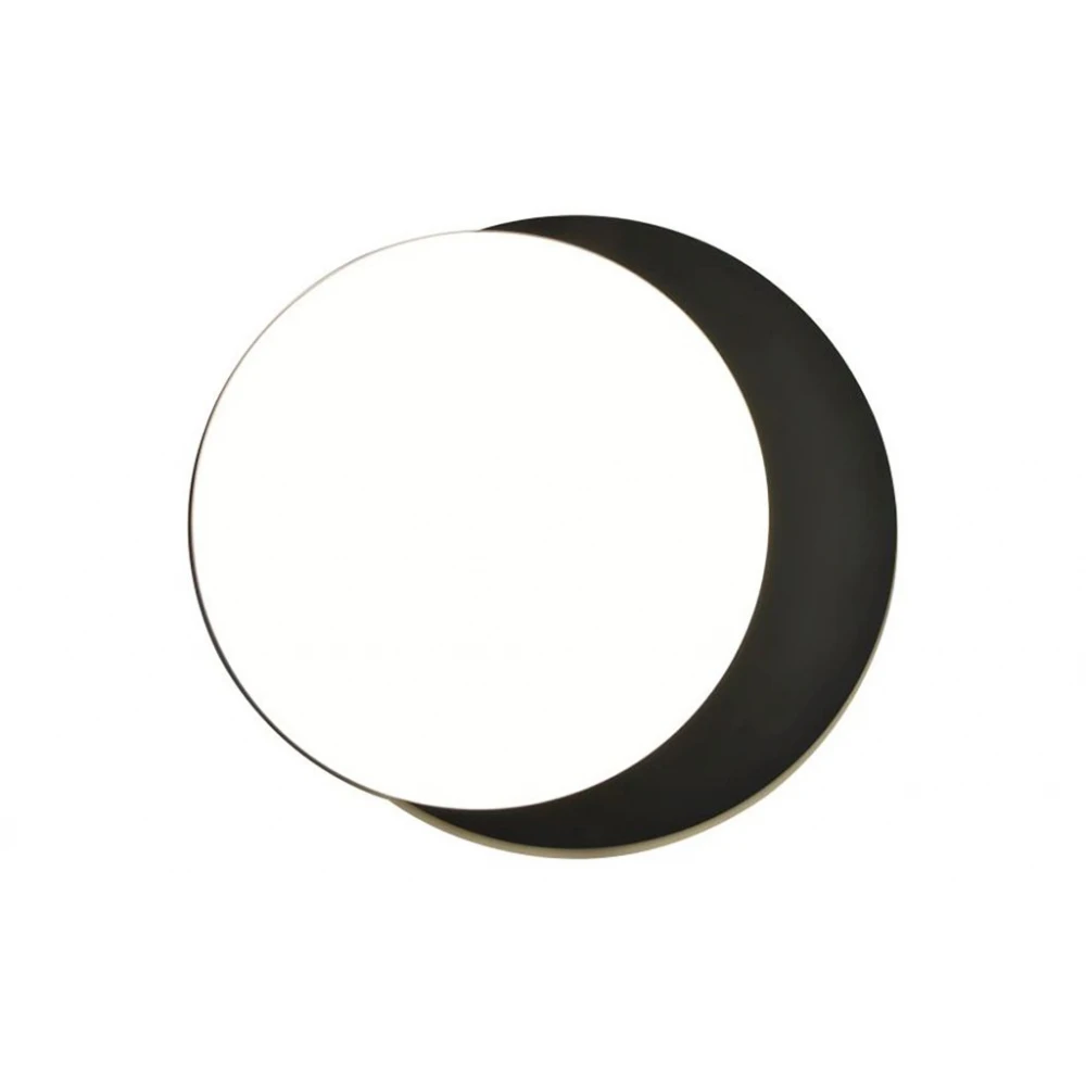 LED Φωτιστικό Οροφής Αλουμινίου Εξωτερικού Χώρου Μαύρο Ματ 24.3W IP54 GOLETA LUTEC