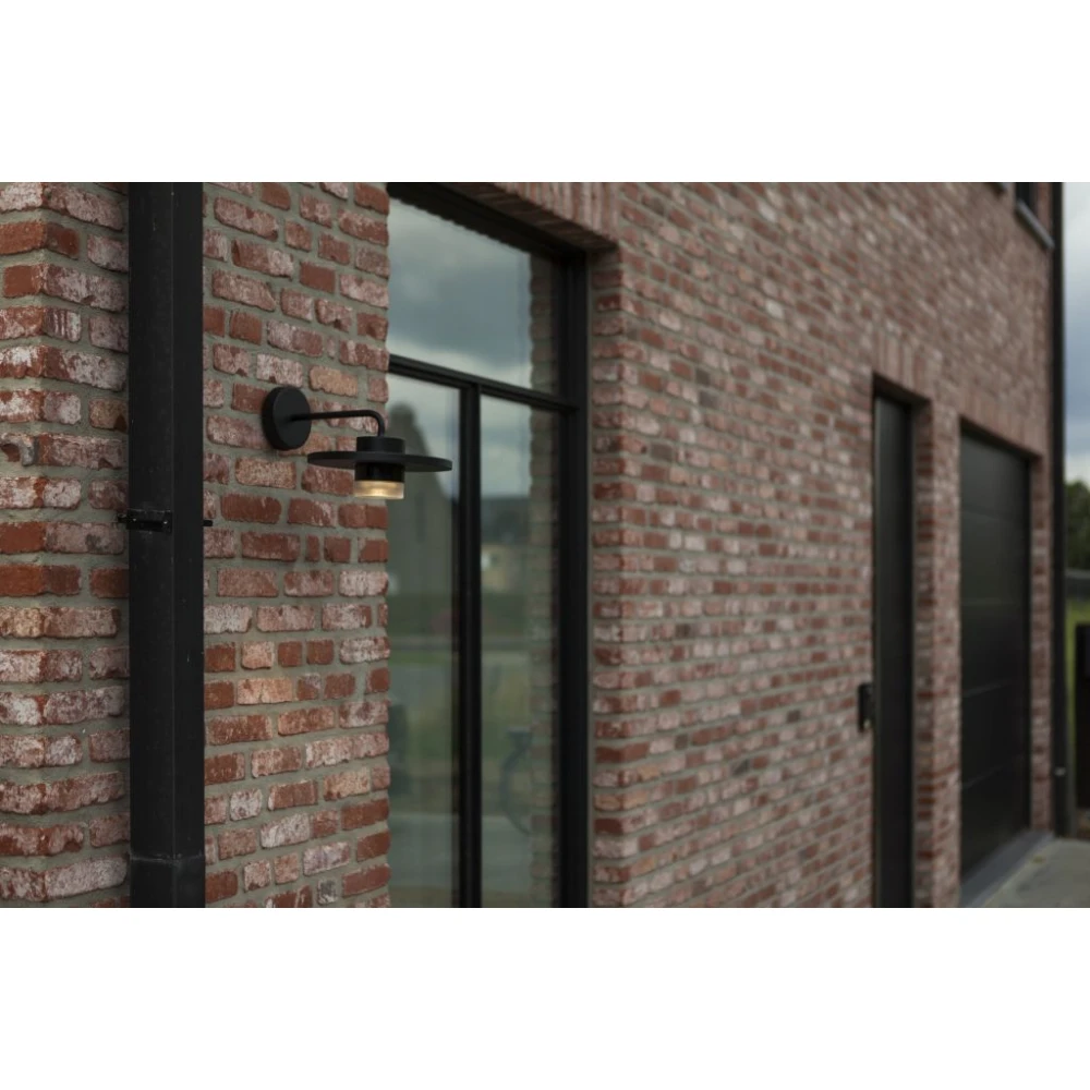 LED Απλίκα Εξωτερικού Χώρου Μαύρη 7W IP54 PLATO LUTEC