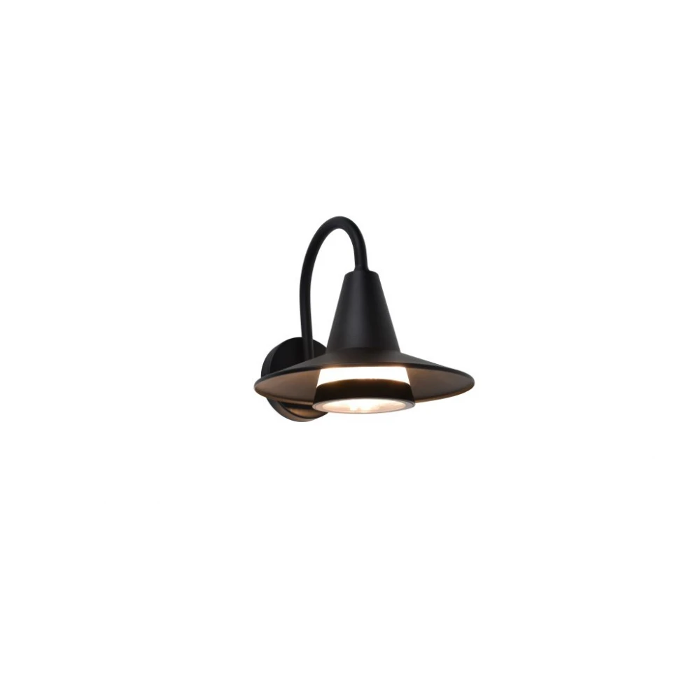 Απλίκα Εξωτερικού Χώρου Μαύρη 1xE27 IP54 SWAN LUTEC