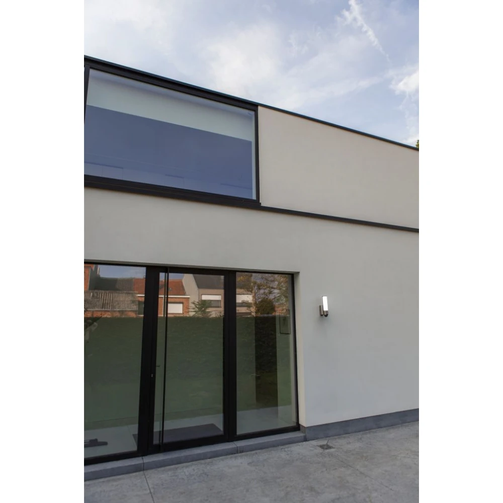 LED Φωτιστικό Τοίχου Εξωτερικού Χώρου Ασφαλείας Με Κάμερα 17.5W IP44 ELARA LUTEC