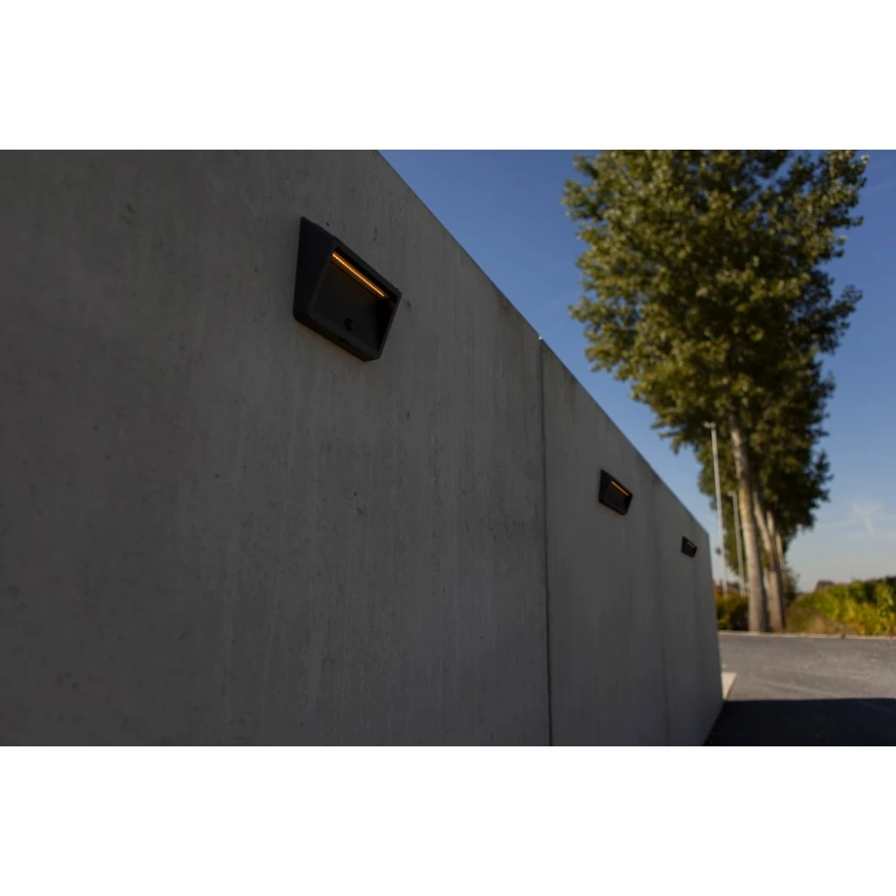 LED Ηλιακό Φωτιστικό Επίτοχιο Με Αισθητήρα 11,5W 3000K IP44 LINKO LUTEC