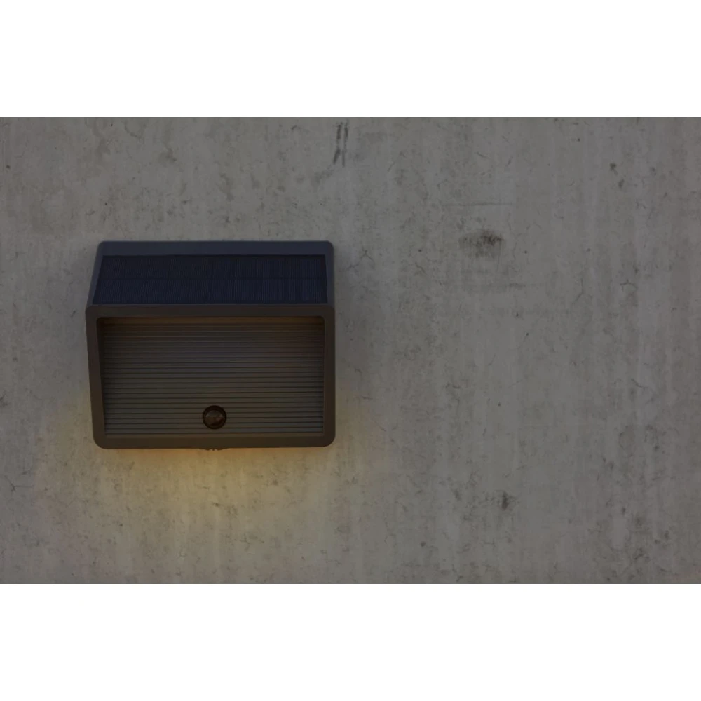 LED Ηλιακό Φωτιστικό Επίτοχιο Με Αισθητήρα 11,5W 3000K IP44 LINKO LUTEC