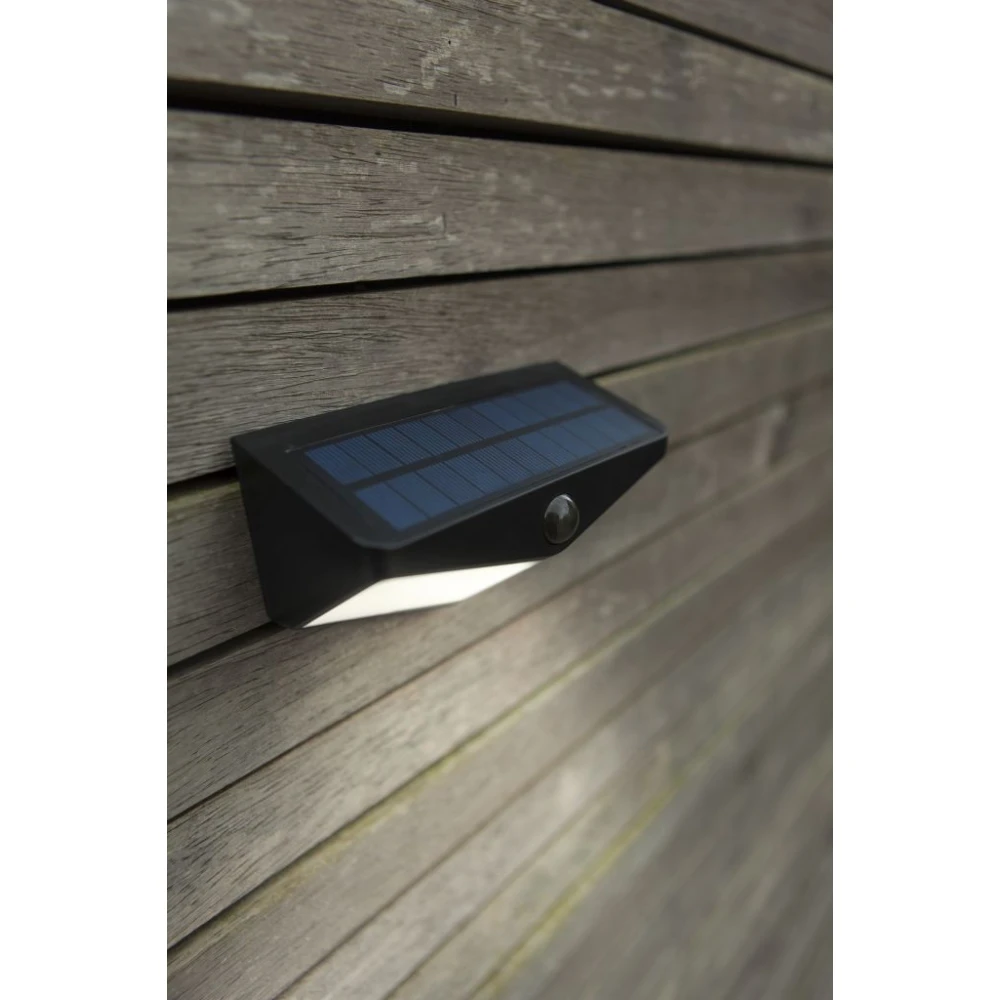 LED Ηλιακό Φωτιστικό Τοίχου Με Αισθητήρα 3.7W IP44 WINGS LUTEC