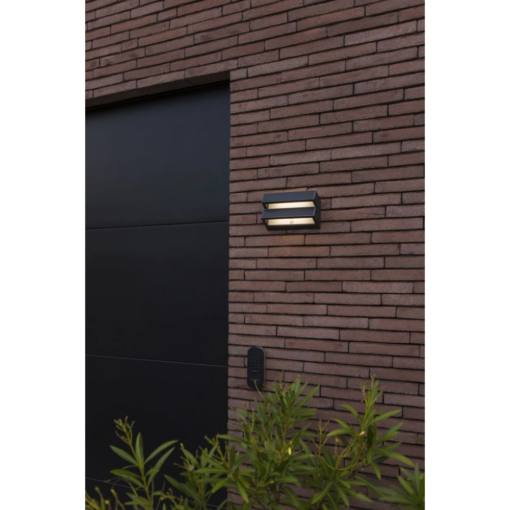 LED Ηλιακό Φωτιστικό Τοίχου Με Αισθητήρα 8.2W IP54 BARLO LUTEC