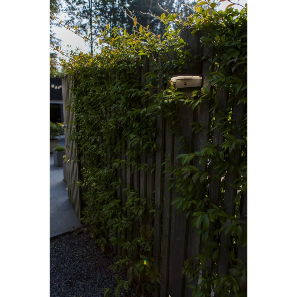 LED Ηλιακό Φωτιστικό Τοίχου Με Αισθητήρα 7W IP44 VYZOR LUTEC