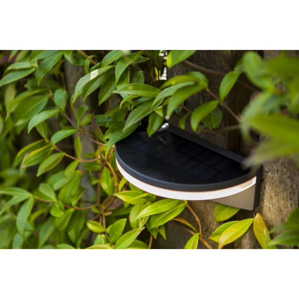 LED Ηλιακό Φωτιστικό Τοίχου Με Αισθητήρα 7W IP44 VYZOR LUTEC