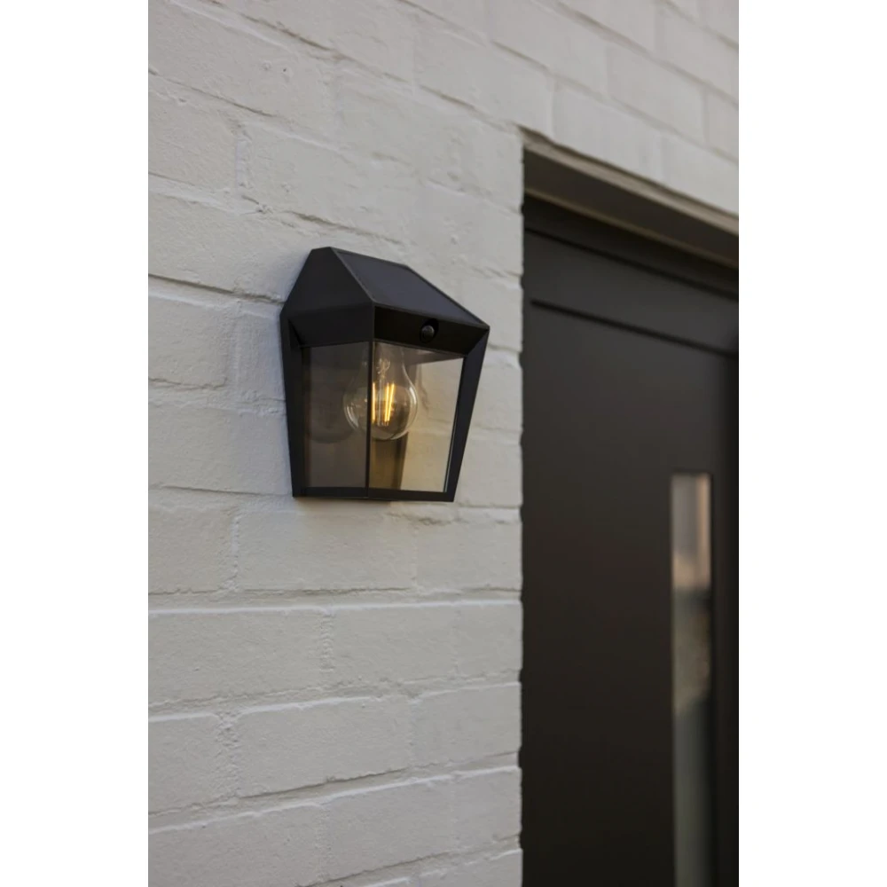 Ηλιακό Φωτιστικό Τοίχου Με Αισθητήρα 1xE27 2700K IP44 AVONY LUTEC