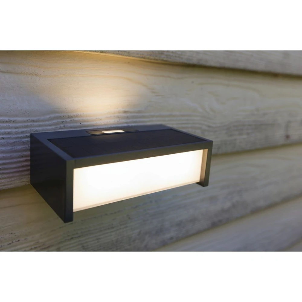 LED Επίτοιχο Ηλιακό Φωτιστικό Από Αλουμίνιο 11W IP54 TELIS LUTEC