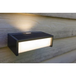 LED Επίτοιχο Ηλιακό Φωτιστικό Από Αλουμίνιο 11W IP54 TELIS LUTEC