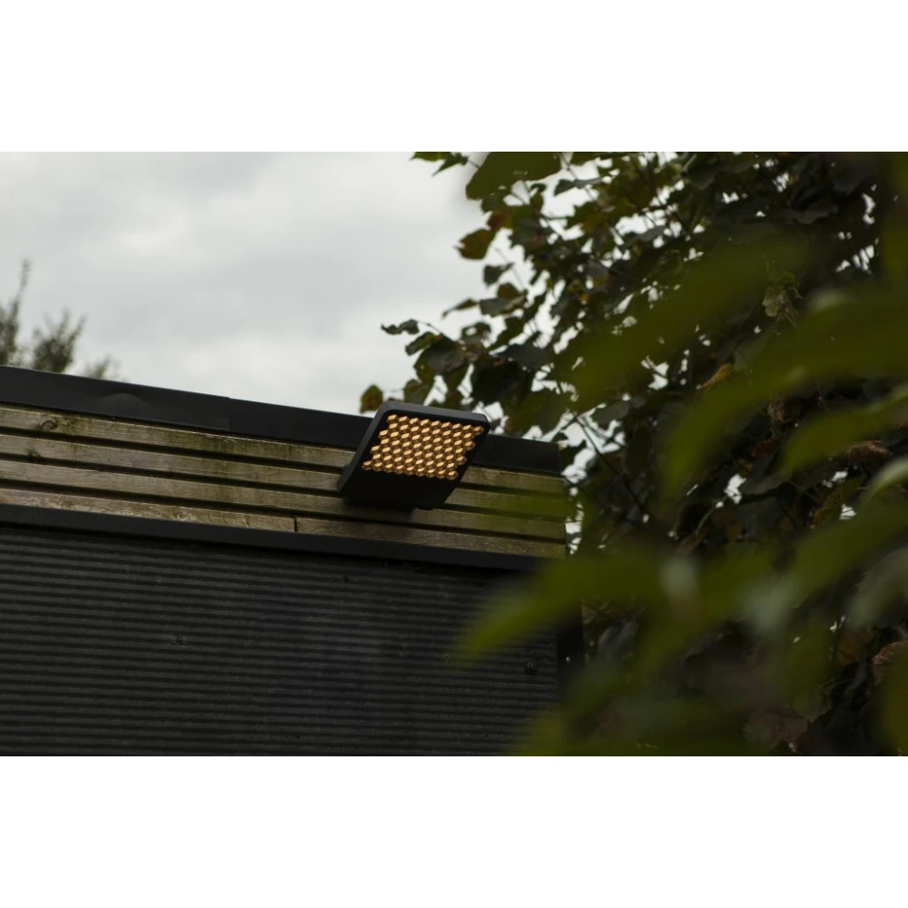 LED Επιτοίχιο Φωτιστικό Αλουμίνιο Σκούρο Γκρι 24W 3000K IP54 ATLANTIS LUTEC