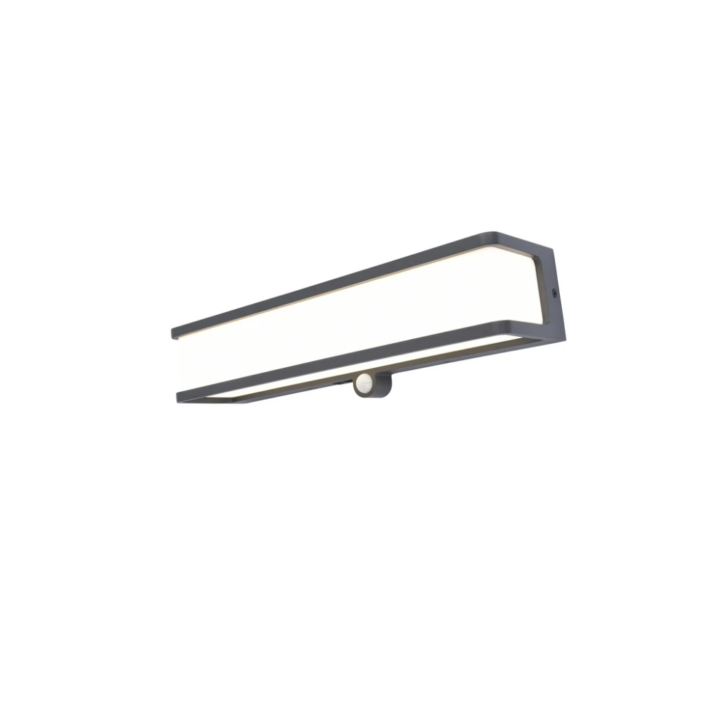 LED Ηλιακό Φωτιστικό Τοίχου Με Αισθητήρα 35cm 16.5W IP54 DOBLO LUTEC