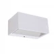 LED Επίτοιχο Φωτιστικό Αλουμινίου Λευκό 10.5W IP54 GEMINI - LUTEC