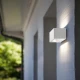 LED Επίτοιχο Φωτιστικό Αλουμινίου Λευκό 10.5W IP54 GEMINI - LUTEC