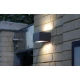 LED Απλίκα Αλουμινίου Εξωτερικού Χώρου Σκούρο Γκρι 10.5W 3000K IP54 GEMINI LUTEC