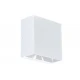 LED Επιτοίχιο Φωτιστικό Αλουμίνιο Λευκό Up & Down 10W IP54 GEMINI BEAMS LUTEC