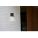LED Επιτοίχιο Φωτιστικό Αλουμίνιο Μαύρο Ματ 9.5W IP54 GEMINI XF LUTEC