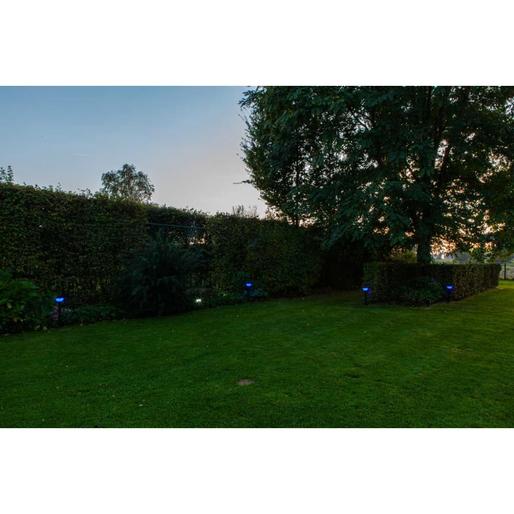 LED Ηλιακό Φωτιστικό Καρφωτό Με Αισθητήρα RGBW DIMMABLE 6,8W IP54 KARLO LUTEC