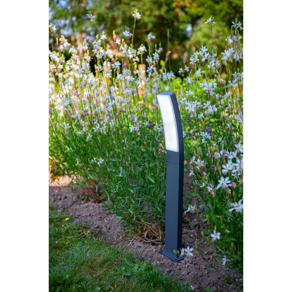 LED Κολωνάκι Αλουμινίου Εξωτερικού Χώρου 18W 2700K-6500K IP54 KIRA LUTEC