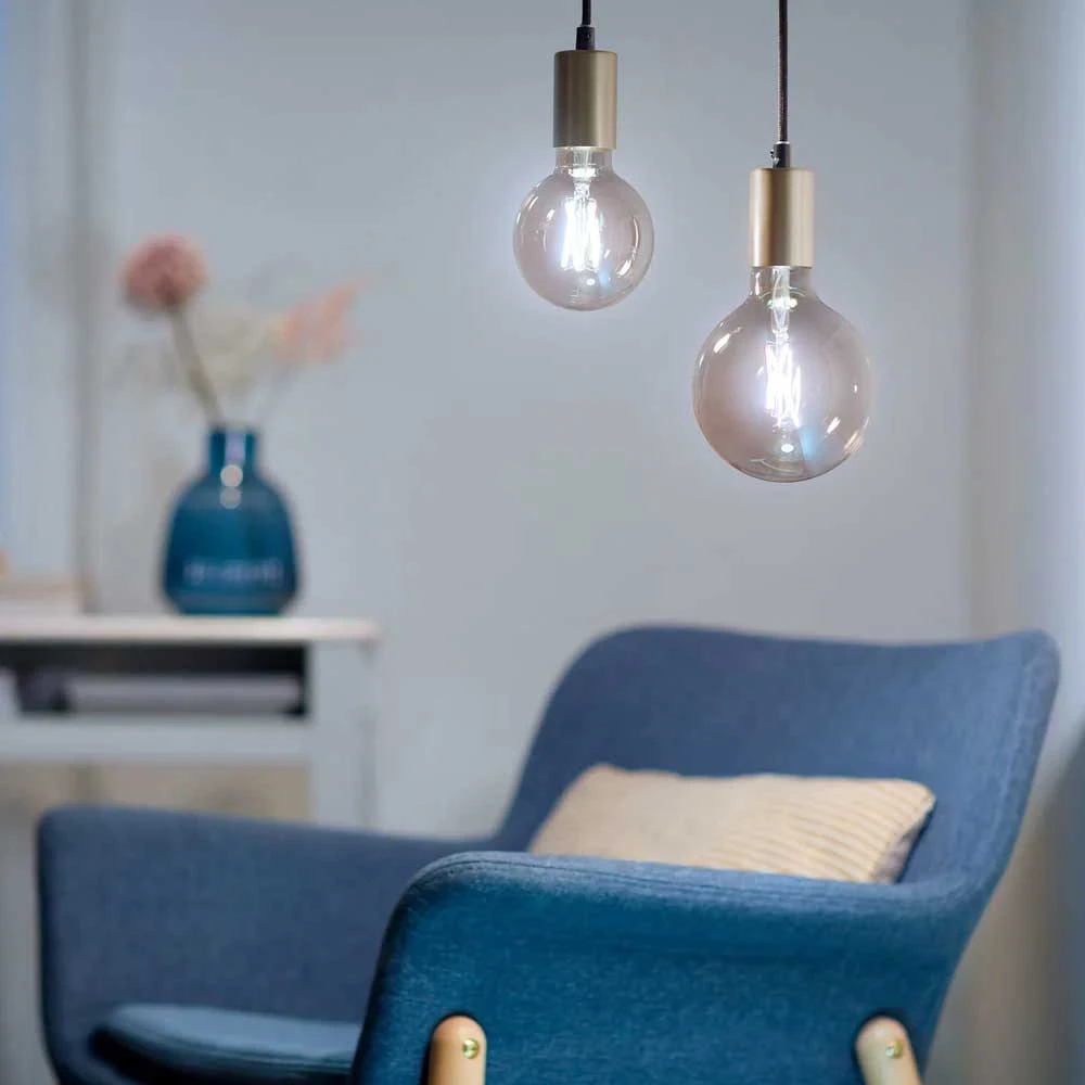 LED Filament CCT TUNABLE Λάμπα 3ης Γενιάς Με Εναλλαγή Φωτισμού G125 7.5W E27 2200K-5500K 240V - LUTEC CONNECT