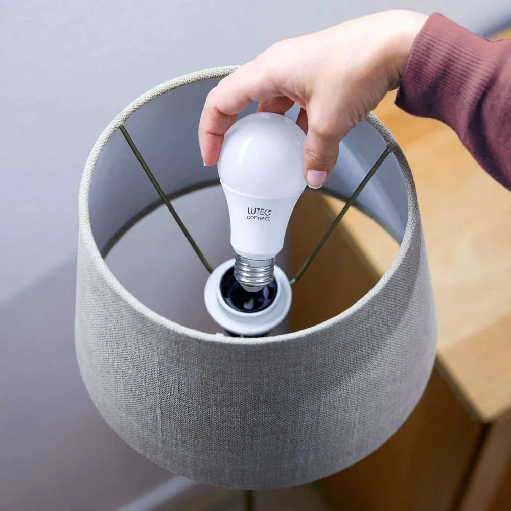 LED SMD CCT & RGB TUNABLE Λάμπα 3ης Γενιάς Με Εναλλαγή Φωτισμού A60 9W E27 240V - LUTEC CONNECT