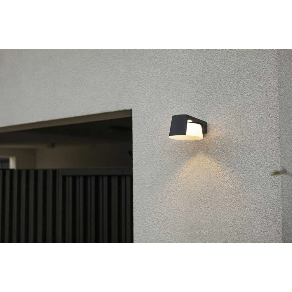LED Απλίκα Αλουμινίου Εξωτερικού Χώρου 11W 3000K-5000K IP44 MOON LUTEC