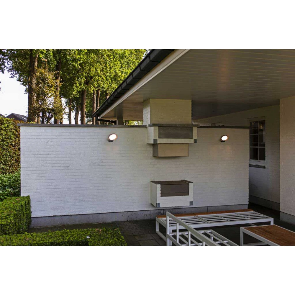 LED Απλίκα Αλουμινίου Εξωτερικού Χώρου 15W 3000K IP54 POLO LUTEC