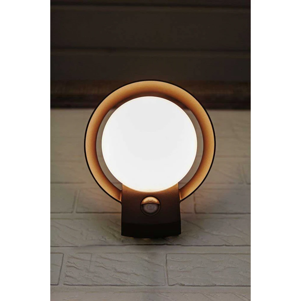 LED Απλίκα Αλουμινίου Εξωτερικού Χώρου Με Αισθητήρα Κίνησης 16W 3000K IP54 POLO LUTEC