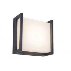 LED Απλίκα Αλουμινίου Εξωτερικού Χώρου 9.5W 3000K IP54 QUBO LUTEC