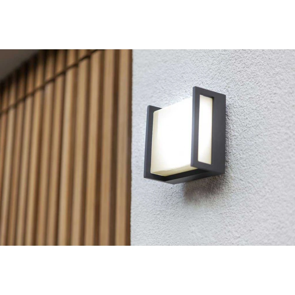 LED Απλίκα Αλουμινίου Εξωτερικού Χώρου 7,8W 3000K IP54 QUBO LUTEC