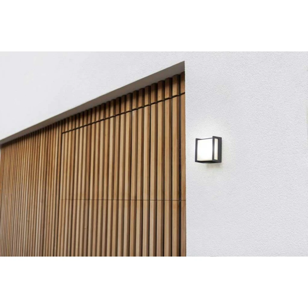 LED Απλίκα Αλουμινίου Εξωτερικού Χώρου 7,8W 3000K IP54 QUBO LUTEC