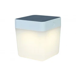 TABLE CUBE Portable White 3000K (Warm White) Solar Portable / Multi purpose Integrated Panel LUTEC