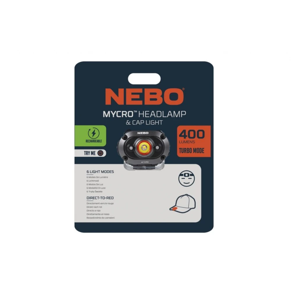 ΦΑΚΟΣ ΚΕΦΑΛΗΣ NEBO MYCRO 400 HEADLAMP