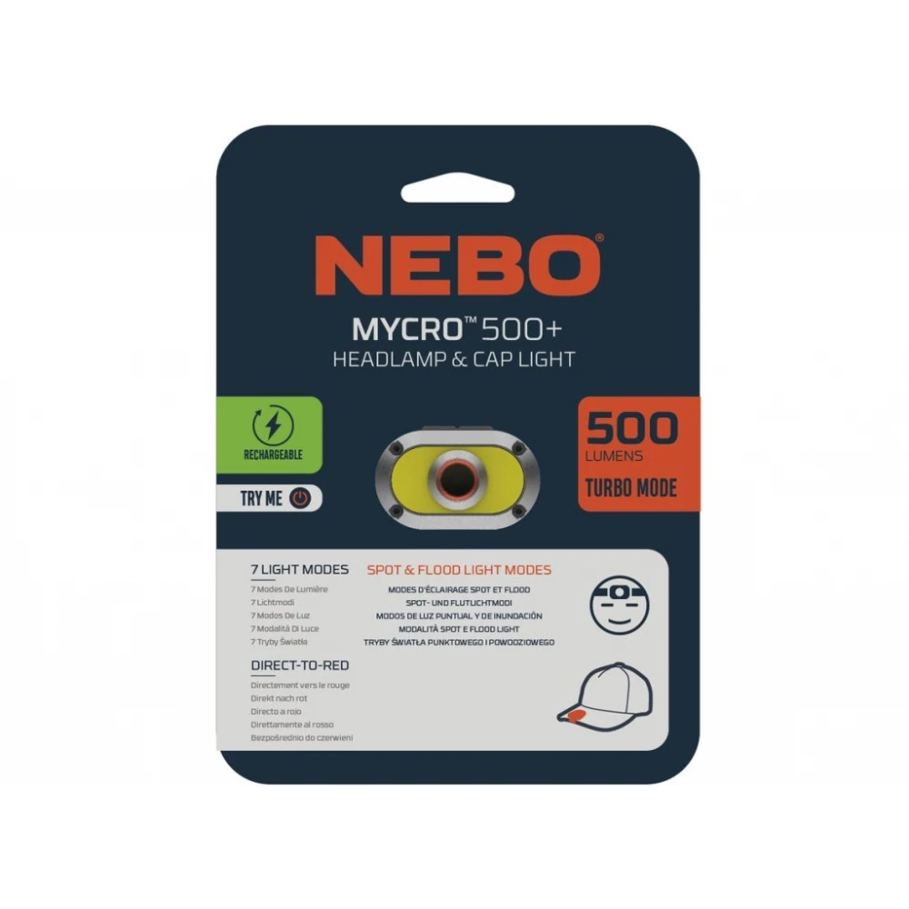 ΦΑΚΟΣ ΚΕΦΑΛΗΣ NEBO MYCRO 500+ HEADLAMP
