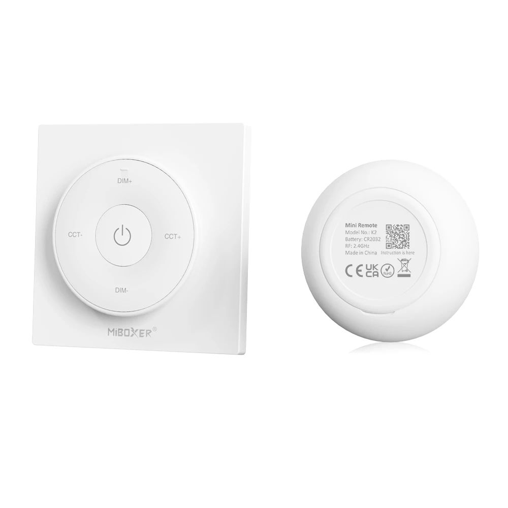 Mi-Light K2 Mini Remote (2.4GHz) Dimmer Mono/CCT Λευκό