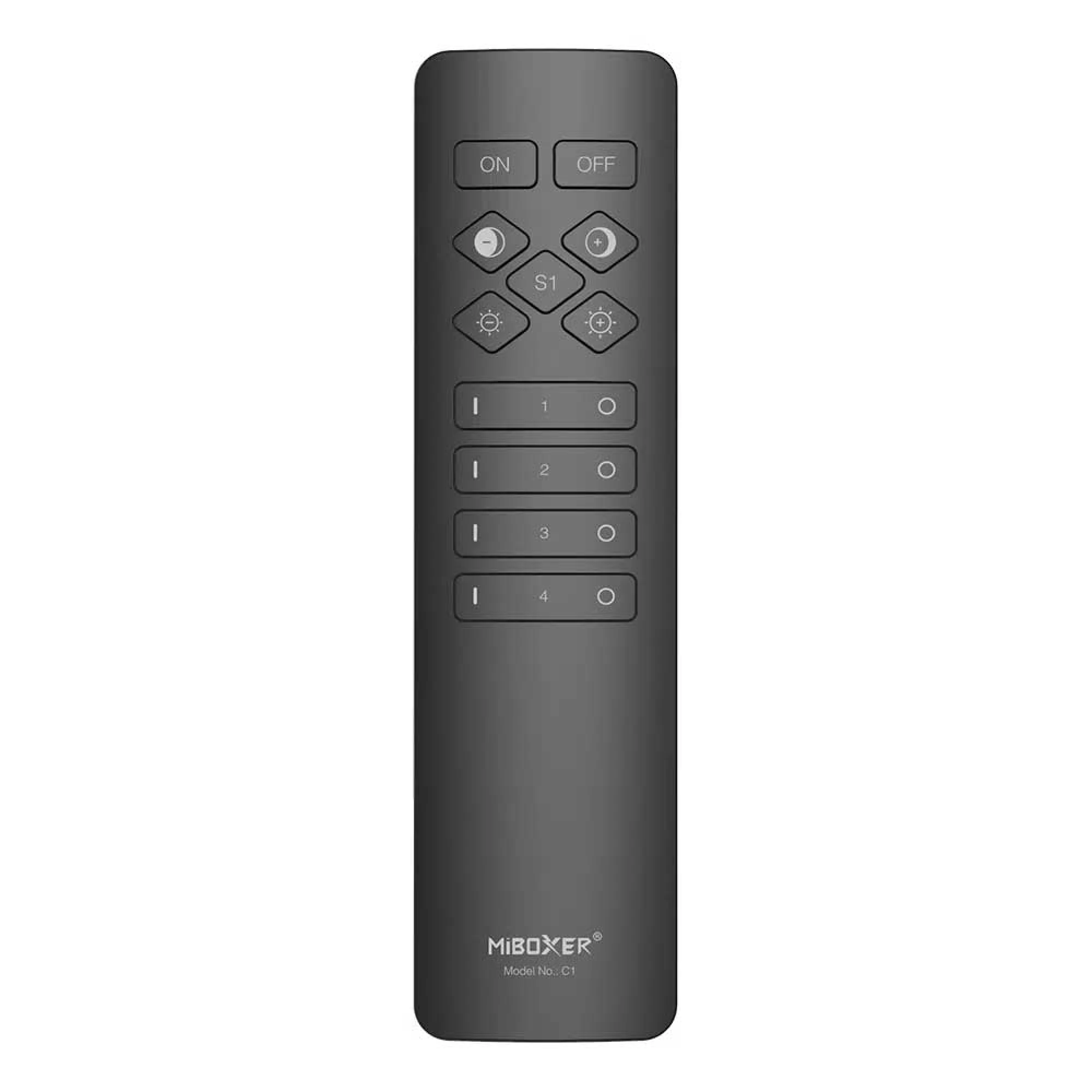 4-Zone Remote Control Dim-CCT 2.4GHz (μαύρο)