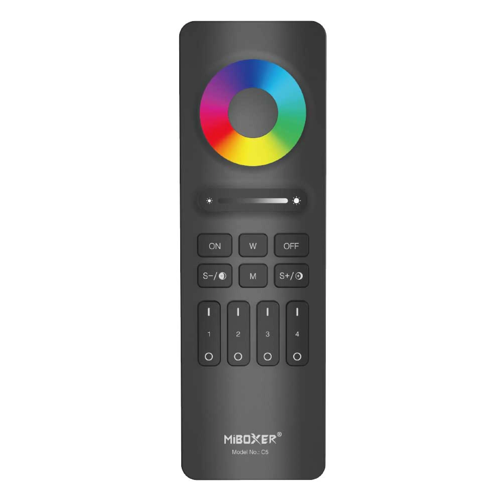 4-Zone RGB/RGBW/RGB+CCT Remote (μαύρο)