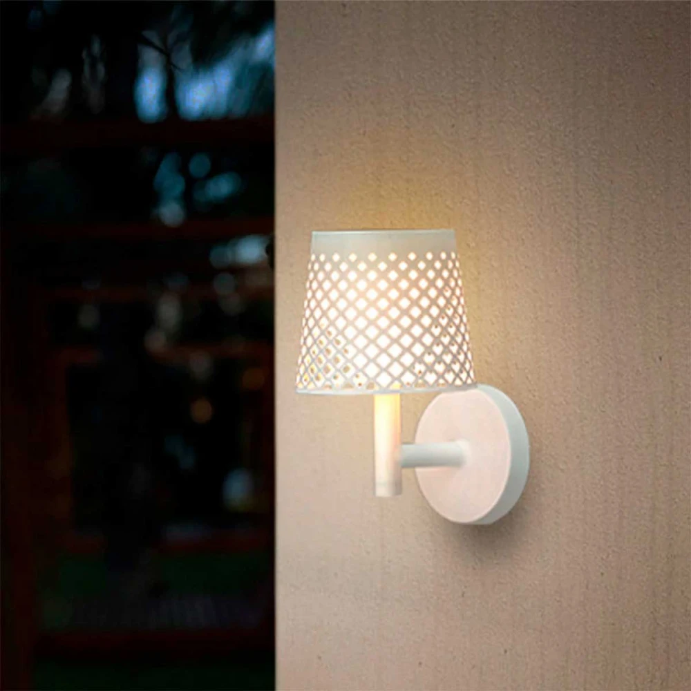 Greta Solar Lamp - Ηλιακό Φορητό Επιτραπέζιο Φωτιστικό IP65 Λευκό - 5 in 1 lamp - New Garden