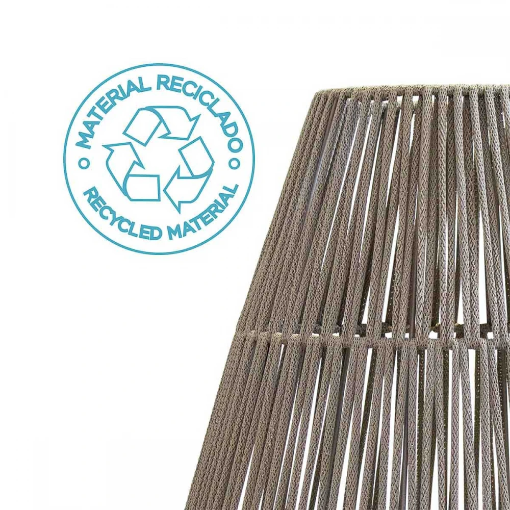 CONTA 70 - Επιδαπέδιο Φωτιστικό Εξωτερικού Χώρου Floor Επαναφορτιζόμενο ø72 Θερμό 3000K - Γκρι - New Garden