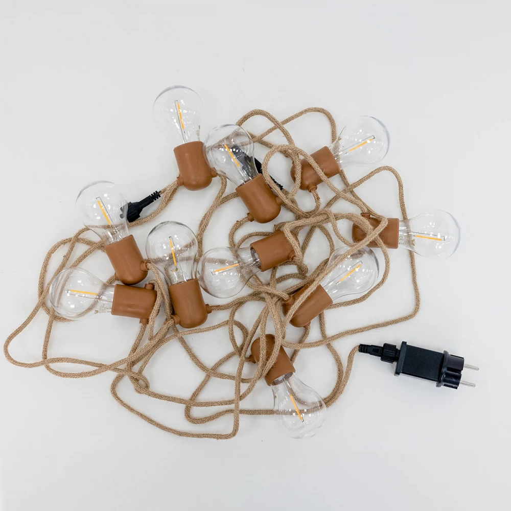 ALLEGRA - Διακοσμητική Γιρλάντα JUTE 8m IP44 - New Garden