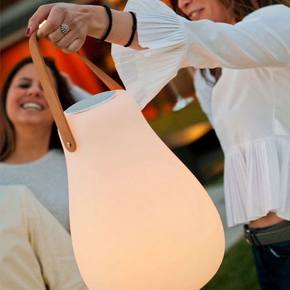 KURBY 38 PLAY – Φορητό Φωτιστικό με Ηχείο Bluetooth RGB-Warm Light - New Garden