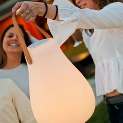 KURBY 38 PLAY – Φορητό Φωτιστικό με Ηχείο Bluetooth RGB-Warm Light - New Garden