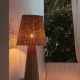 Επιδαπέδιο Φωτιστικό Εξωτερικού Χώρου Lola 165 Ρατάν με Καλώδιο Jute 1xE27 - New Garden