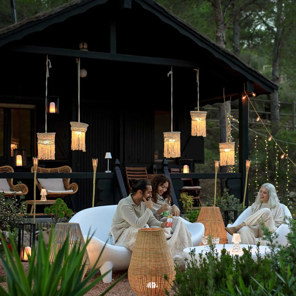 MYKONOS HANG BATTERY – Κρεμαστό Φωτιστικό με Επαναφορτιζόμενη Μπαταρία - New Garden