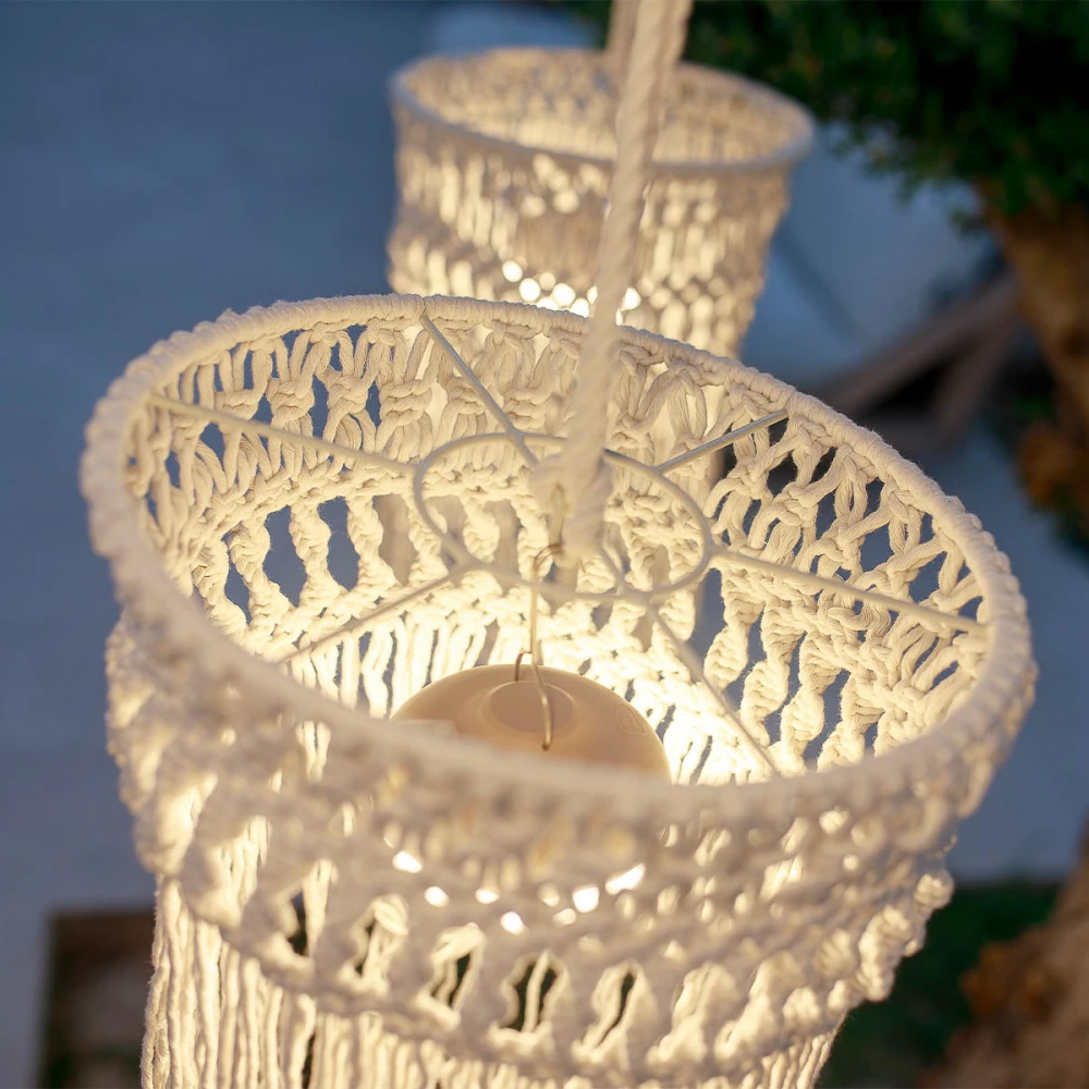 MYKONOS HANG BATTERY – Κρεμαστό Φωτιστικό με Επαναφορτιζόμενη Μπαταρία - New Garden