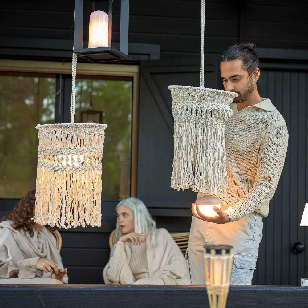 MYKONOS HANG BATTERY – Κρεμαστό Φωτιστικό με Επαναφορτιζόμενη Μπαταρία - New Garden