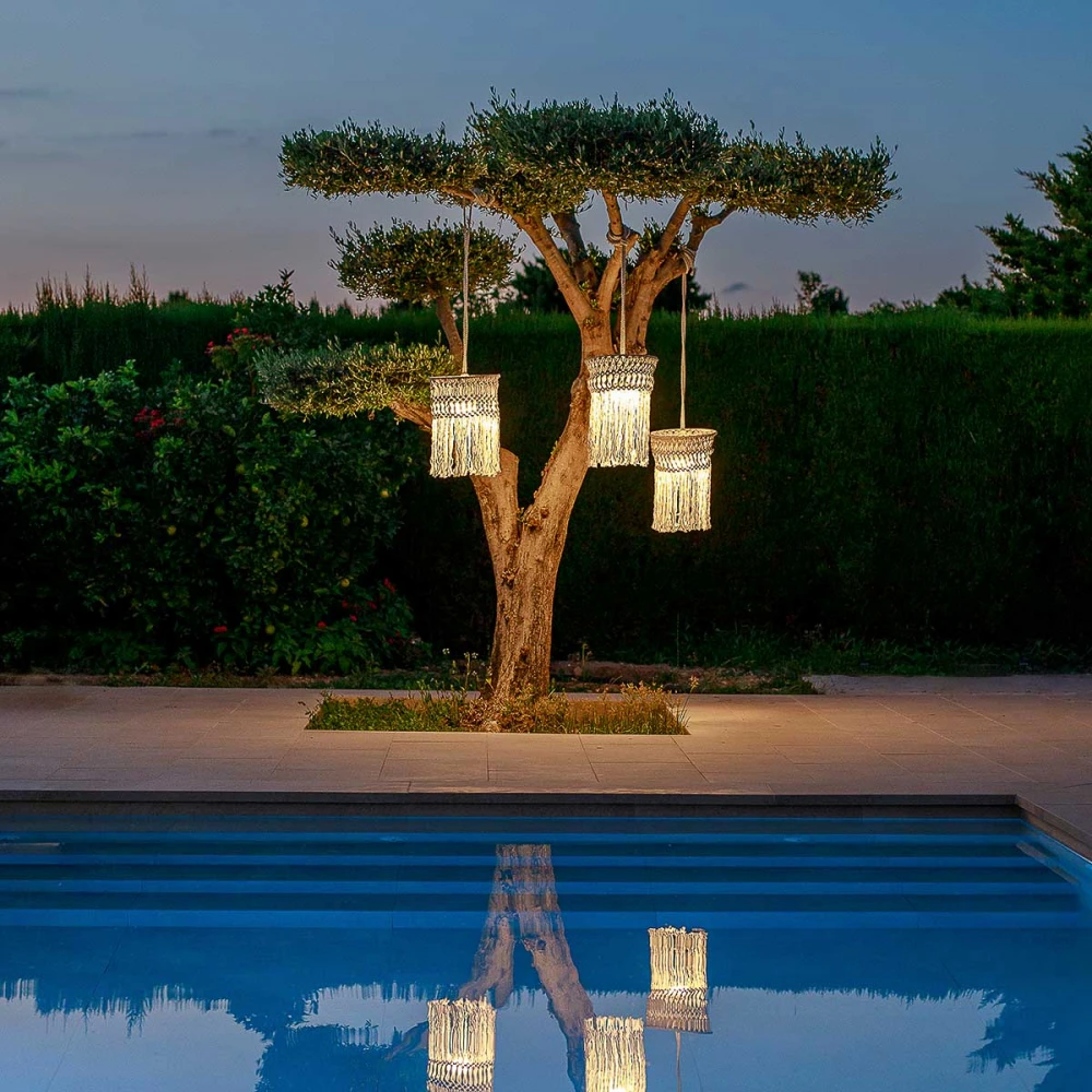 MYKONOS HANG BATTERY – Κρεμαστό Φωτιστικό με Επαναφορτιζόμενη Μπαταρία - New Garden