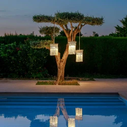 MYKONOS HANG BATTERY – Κρεμαστό Φωτιστικό με Επαναφορτιζόμενη Μπαταρία - New Garden